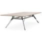 Delta Nouveau Solo Board Room Tables - Polished Stainless Steel Frame