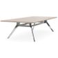 Delta Nouveau Solo Boardroom Tables - Polished Stainless Steel Frame