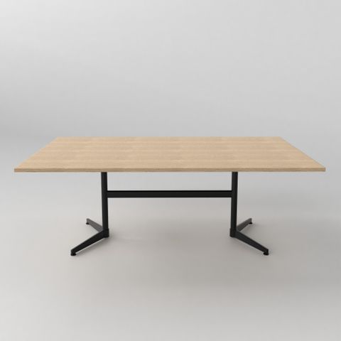 Table Boardroom Straight Top 2400x1200 & Erin PC Frame L2