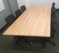 Erin Boardroom Table Rectangular Top Powdercoat Frame