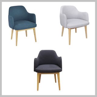 Snow Single Seater with Arms Timber Legs 110kg Blue