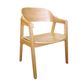 Norway Chair 4leg Timber Veneer Seat  110kg Natural