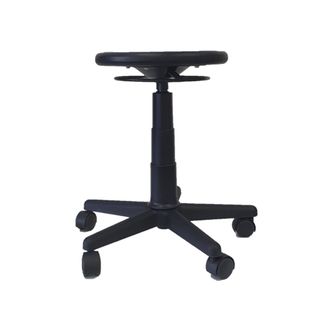 B638R Round Top Work Stool Skin Poly Ring 140 Gas