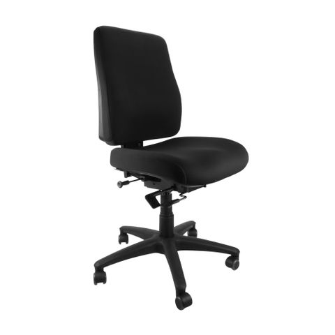 Ergo Synchro HB Standard Seat No Arms SS Black 160kg