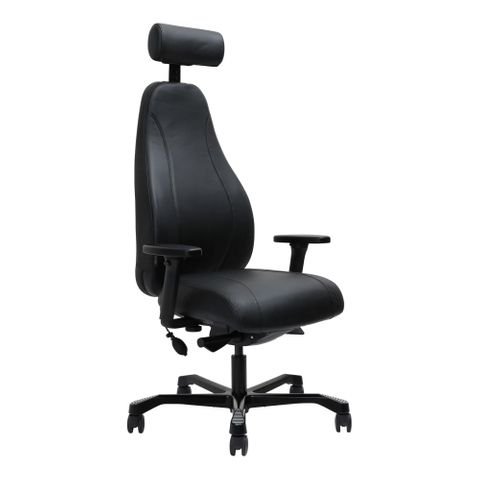 Serati Support Pro-Control Adj Arms Headrest 160kg Leather