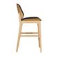 Lisbon Bar Stool H670mm Timber Legs PU Seat & Back