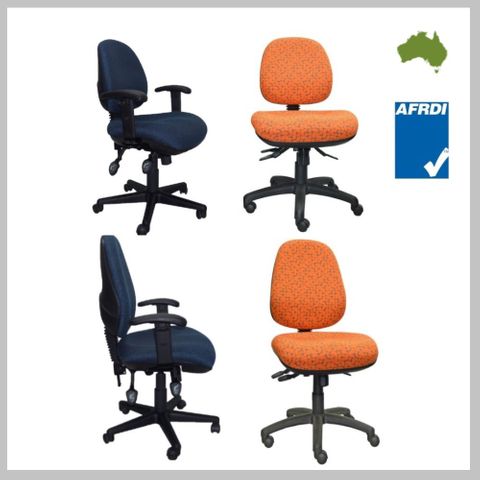 Balcombe Office Chairs - 120kg - Australian Made