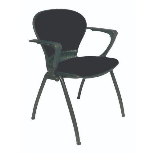 Otter Visitor chair 4 Leg  No Arms Black or Blue