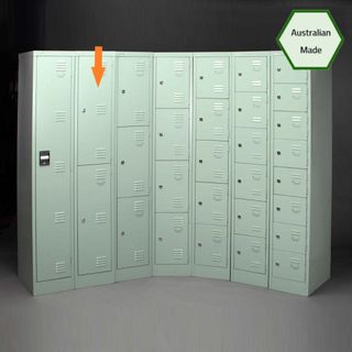Locker 2 Tier H1800xW380xD457mm Keylocking