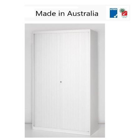 SM Tambour Door Cupboard H1980xW1050xD500mm 5Shelves