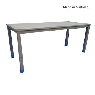 Table L1800xD750xH710-1110mm 50sq Adj legs