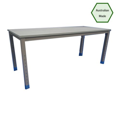 Table L1800xD750xH710-1110mm 50sq Adj legs