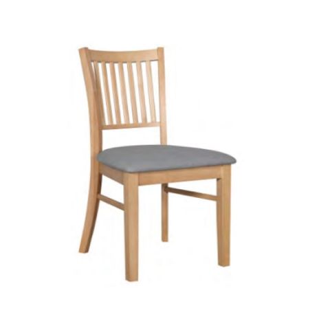 Austria Dining Chair, Timber Frame, Fabric Seat