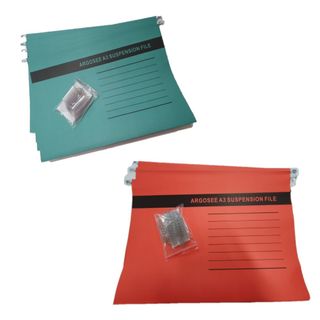A3 Suspension Files c/w tabs & inserts, Box 25. Teal