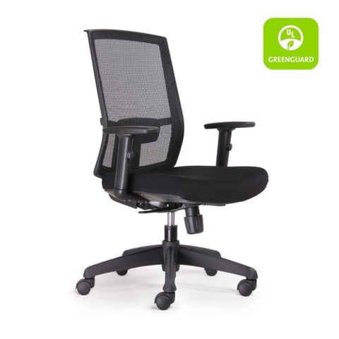 KAL Promesh HB Task Chair Adj Arms 135kg