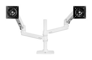 Ergotron LX Monitor Arm Dual Stacking Mount. 12"Pole Boxed