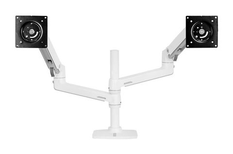 Ergotron LX Monitor Arm Dual Stacking Mount. 12"Pole Boxed