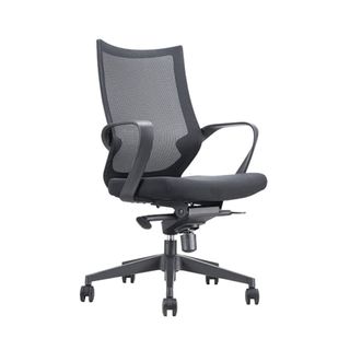 Gala High Back Mesh Chair with Knee Tilt 120kg Black