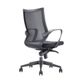 Gala High Back Mesh Chair with Knee Tilt 120kg Black