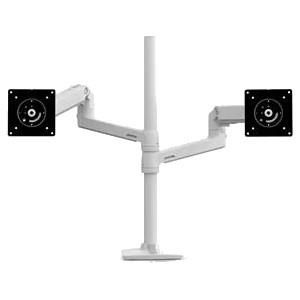 Ergotron LX Monitor Arm Dual Stacking Mount. 22"Pole Boxed