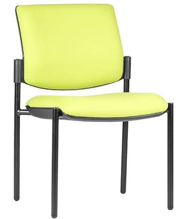 Maxi 4 Leg Chair Blk Legs, Uph. Seat/Back 120kg House