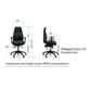 Orthopod Classic 135 Office Chair. No Arms, 135kg