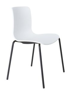 Acti Visitor Chair, Black 4-leg frame, Stacking 150kg