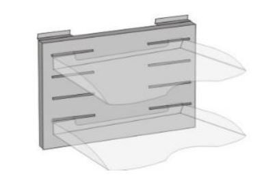 Multi Tray Support W400 x H250mm [No Trays]