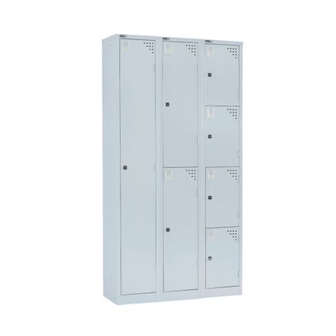 Go Flat Top Lockers - Imported - 380mm wide, 1830mm high