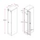 Go Flat Top Lockers - Imported - 380mm wide, 1830mm high