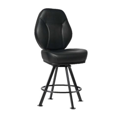 Diamond Gaming Stool 4 leg  Black PU  180kg