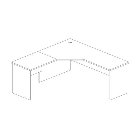 Nelson CWS 1800 x 1800 x D600 x H725mm 2p Splay L2