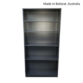 Bookcase Solid Back 18mm H1800xW900xD320mm 4Sh L1