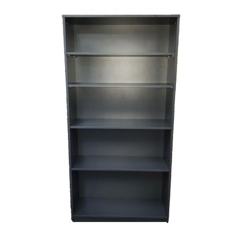 Bookcase Solid Back 18mm H1800xW900xD320mm 4Sh L1