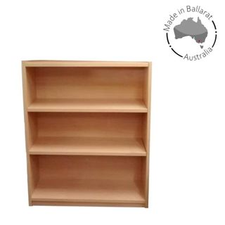 Bookcase Solid Back 18mm H1200xW900xD300mm 2Sh L1