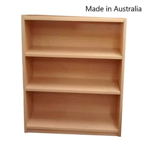 Bookcase Solid Back 18mm H1200xW900xD300mm 2Sh L1