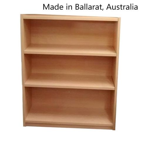 Bookcase Solid Back 18mm H1200xW900xD300mm 2Sh L1