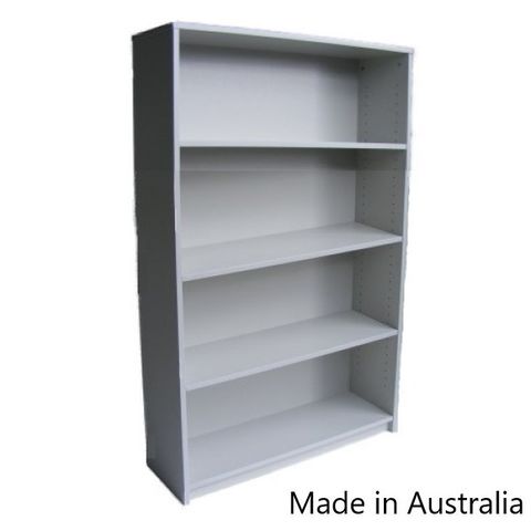 Bookcase Solid Back 18mm H1500xW900xD300mm 3Sh L1