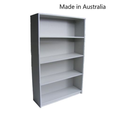 Bookcase Solid Back 18mm H1500xW900xD300mm 3Sh L1