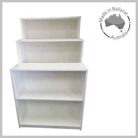 Solid Back Bookcase Range D300mm 18mm Level 1