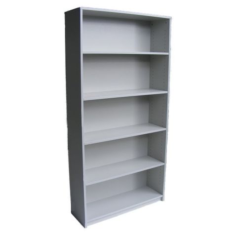 Bookcase Solid Back 18mm H1800xW900xD300mm 4Sh L1