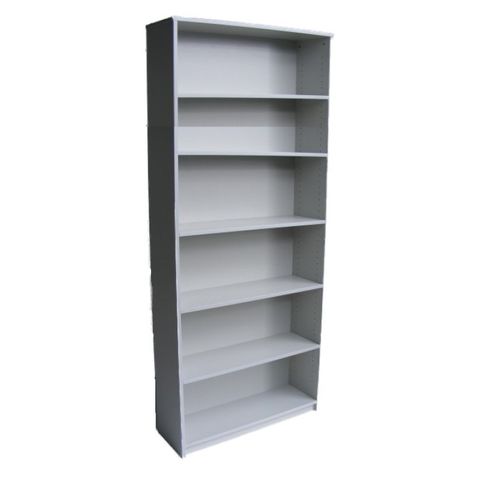 Bookcase Solid Back 18mm H2100xW900xD300mm 5Sh L1