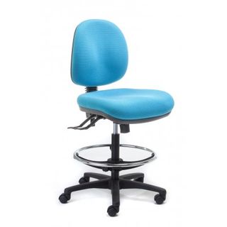 Delta Manual Medium Back Drafting Chair 3L 120kg  F1