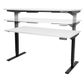 Vertilift Electric Desk L1200xD900mm 2Leg700 Wht Fr L2