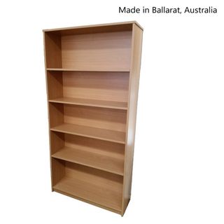 Bookcase Solid Back 18mm H1800xW900xD320mm 4Sh L2