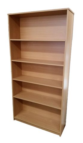 Bookcase Solid Back 18mm H1800xW900xD320mm 4Sh L2