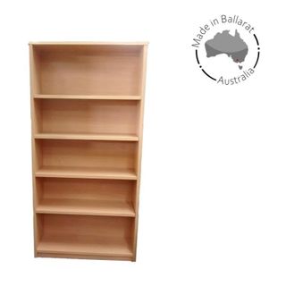 Bookcase Solid Back 18mm H1800xW900xD300mm 4Sh L2