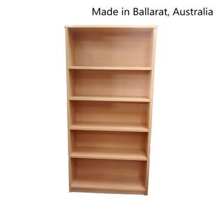 Bookcase Solid Back 18mm H1800xW900xD300mm 4Sh L2