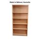 Solid Back Bookcase Range D300mm 18mm Level 2