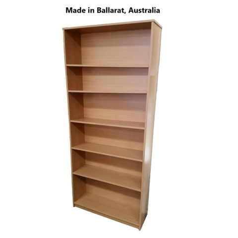 Bookcase Solid Back 18mm H2100xW900xD300mm 5Sh L2